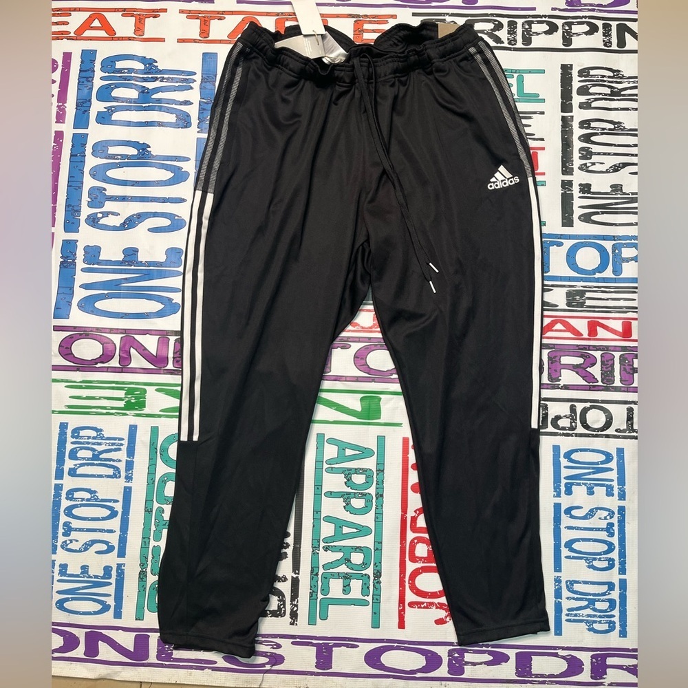 Adidas jogger pants sz 3xl black - Picture 2 of 9